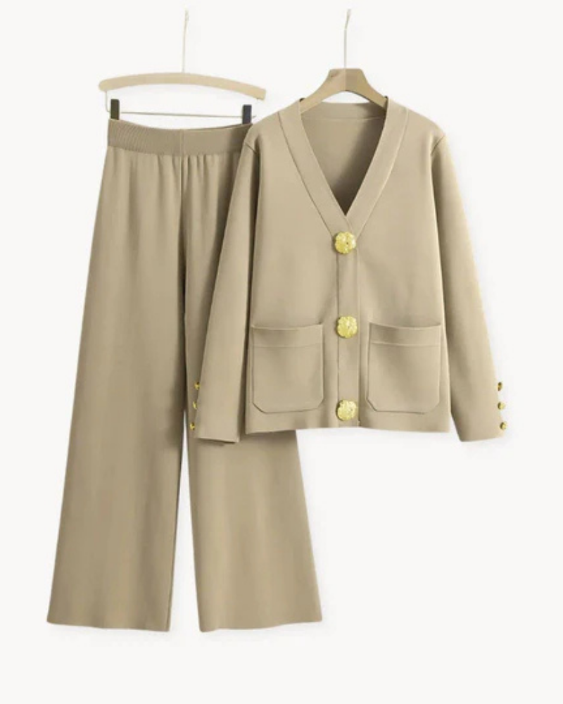 CELESTE - Luxe gebreide set