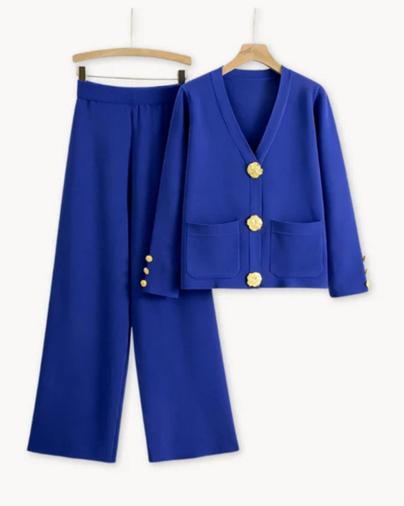 CELESTE - Luxe gebreide set