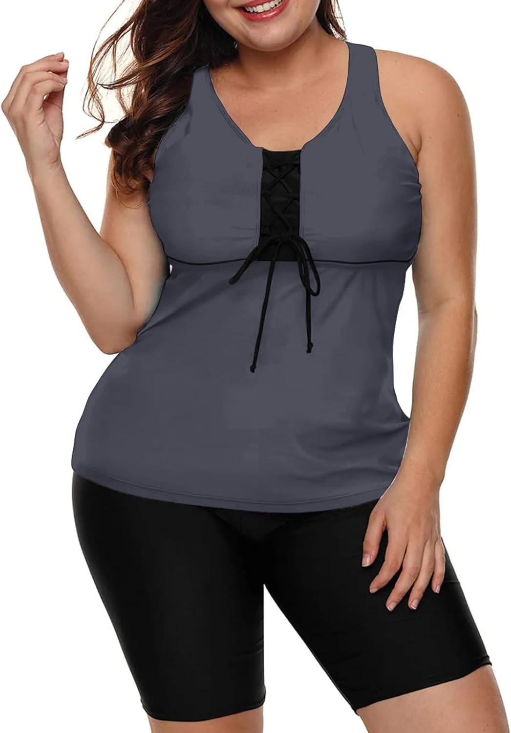 Mertens ANT | Sportieve Plus Size Tankini Set