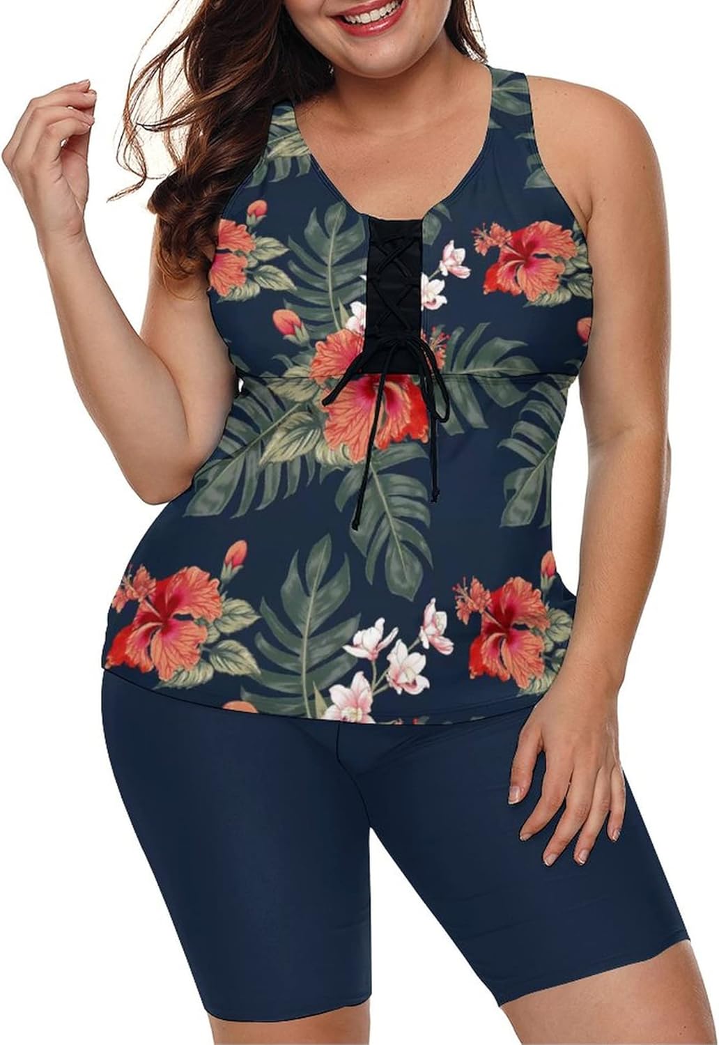 Mertens ANT | Sportieve Plus Size Tankini Set