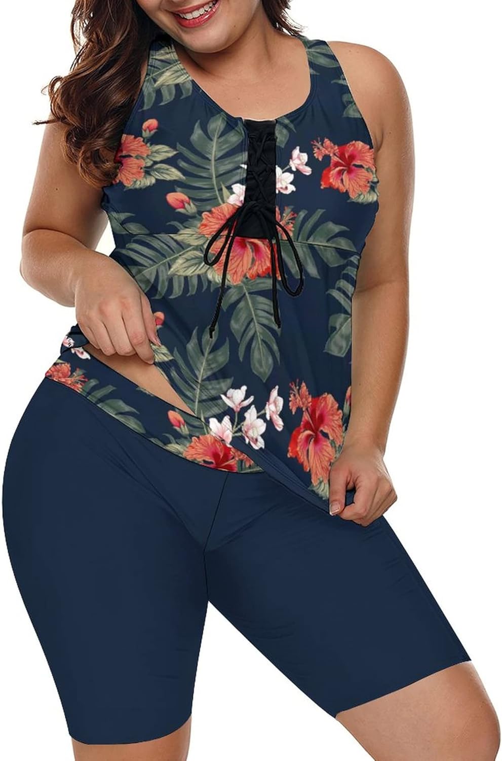 Mertens ANT | Sportieve Plus Size Tankini Set