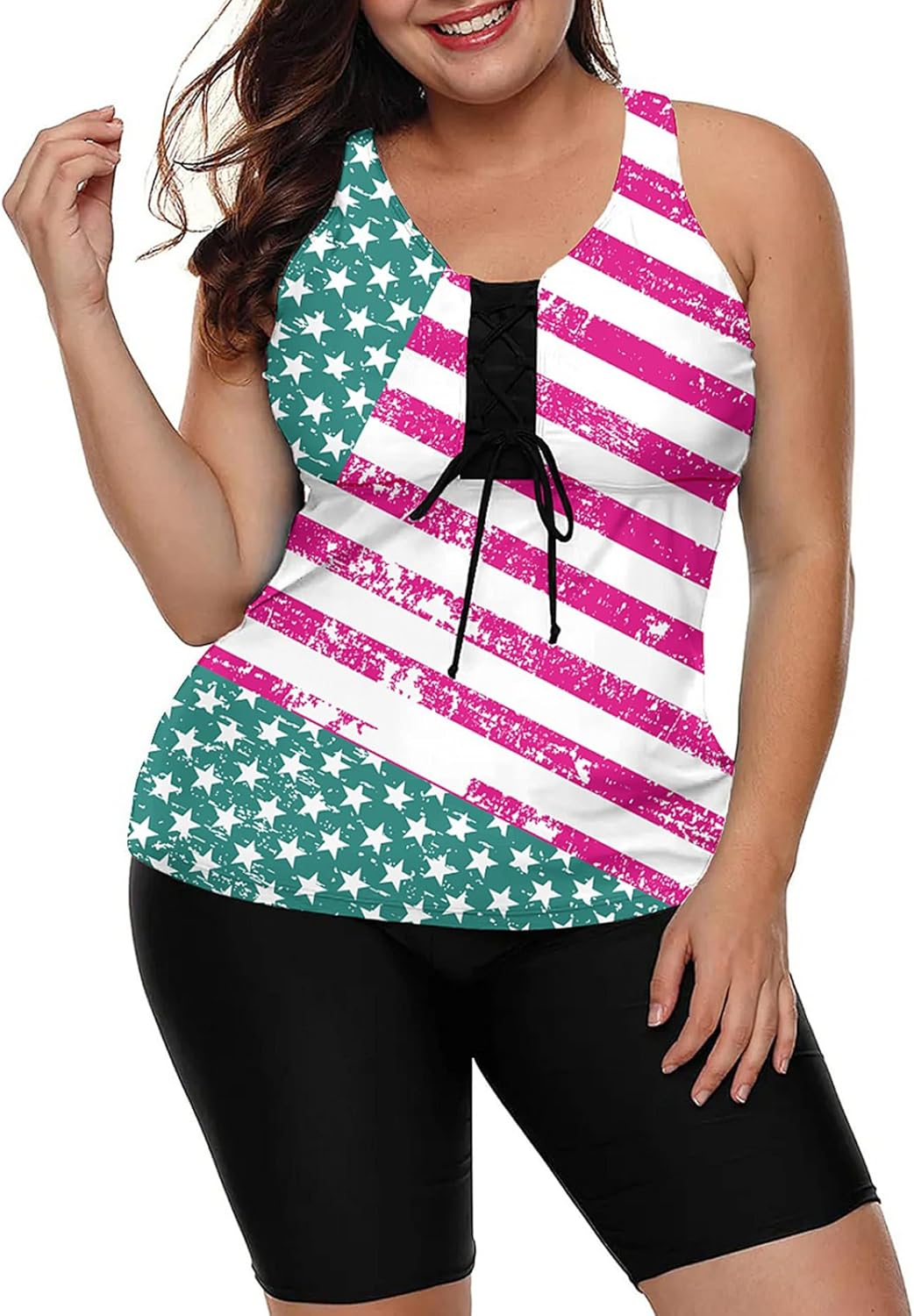 Mertens ANT | Sportieve Plus Size Tankini Set