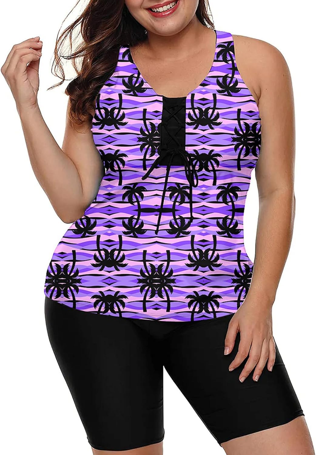 Mertens ANT | Sportieve Plus Size Tankini Set