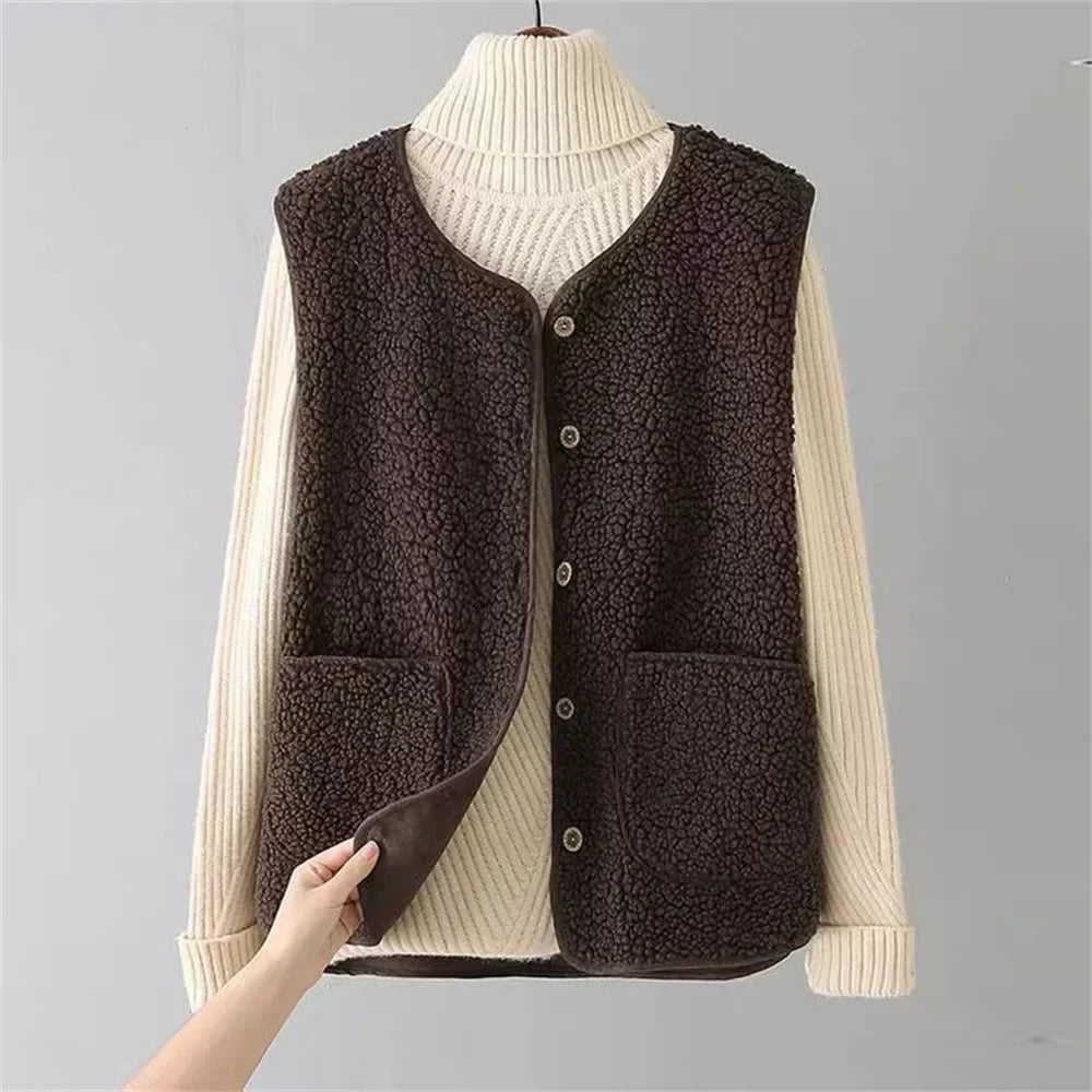Layla™ - Veelzijdig chique wollen vest