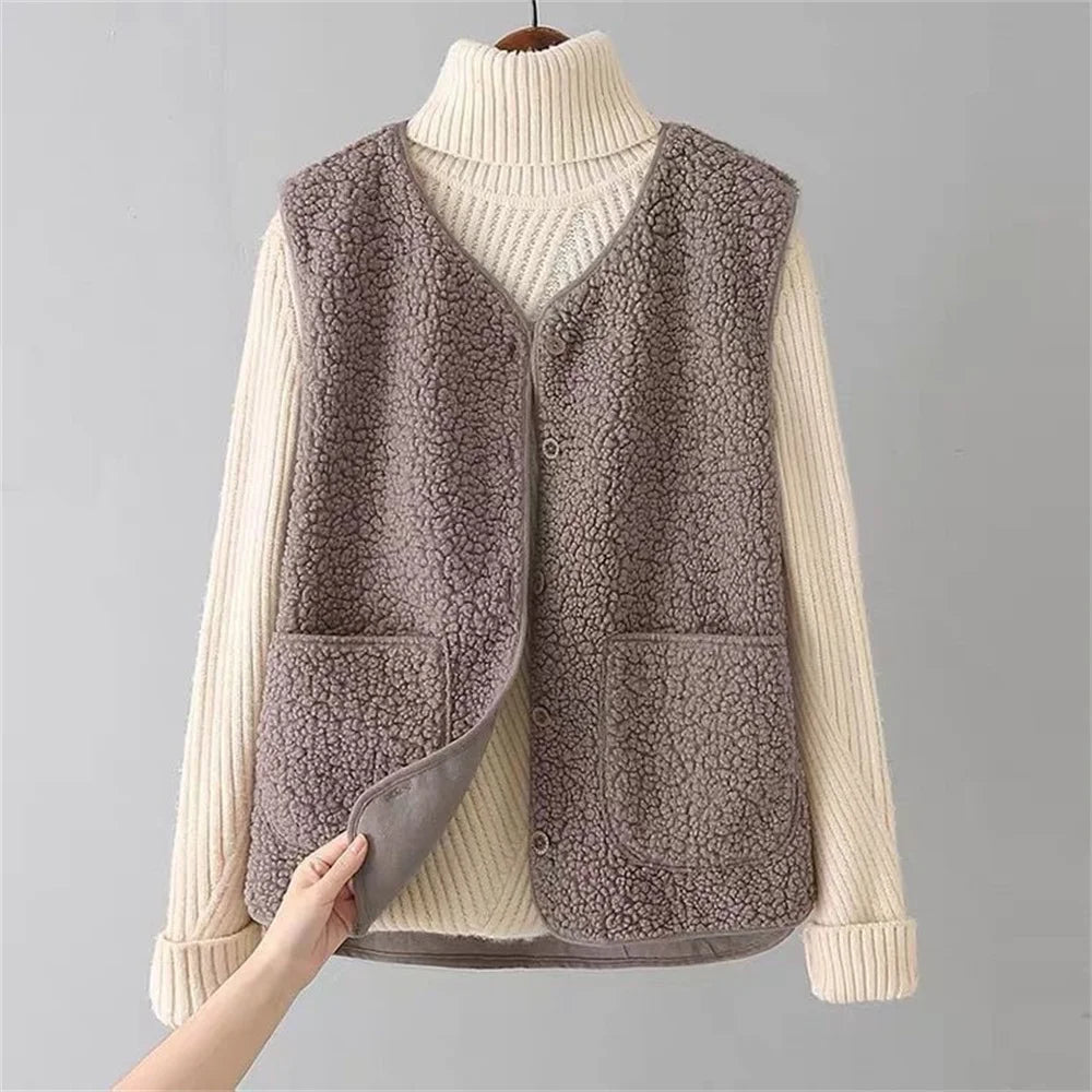 Layla™ - Veelzijdig chique wollen vest