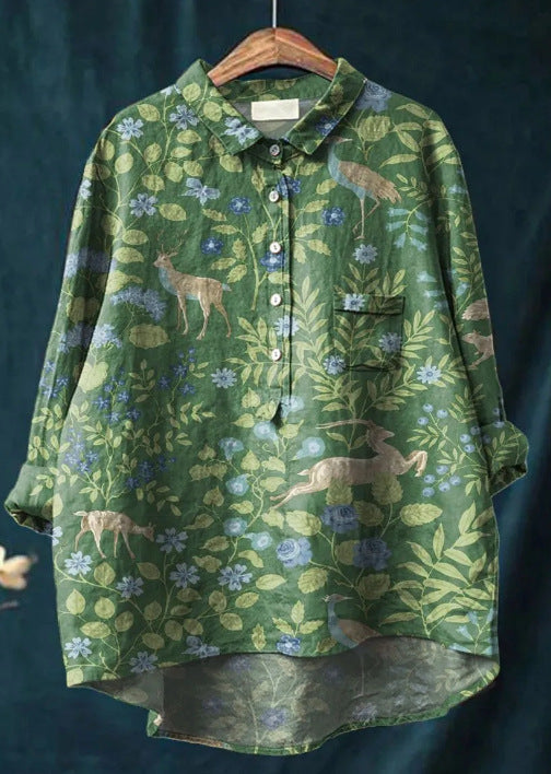 Elise™ | Klassieke bloemenblouse