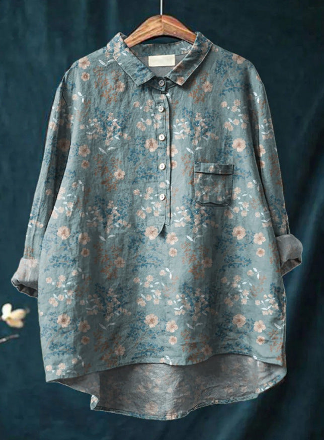 LALUNA® | KLASSIEKE BLOEMENBLOUSE