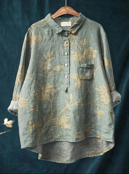 LALUNA® | KLASSIEKE BLOEMENBLOUSE