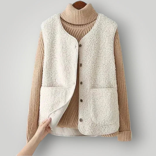 Layla™ - Veelzijdig chique wollen vest