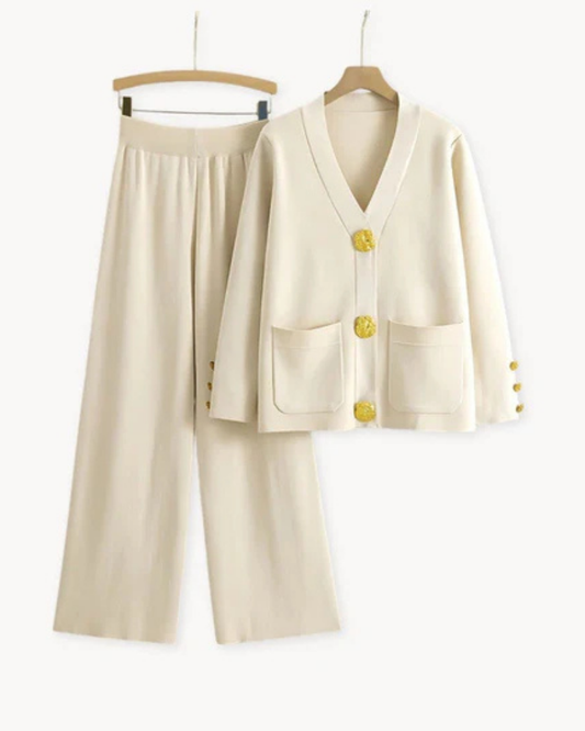 CELESTE - Luxe gebreide set