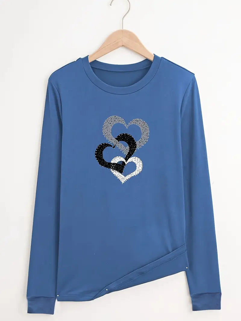 Heart Sparkle Sweatshirt | Samen tegen Diabetes