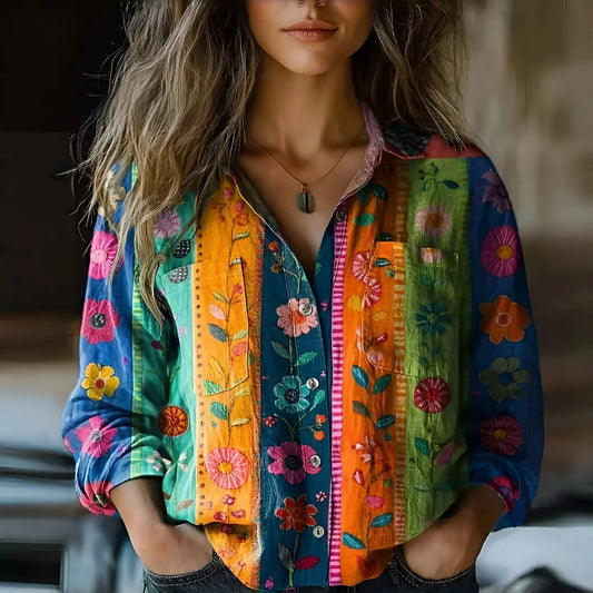 Cristina™ | Zonnebloem-geïnspireerde blouse