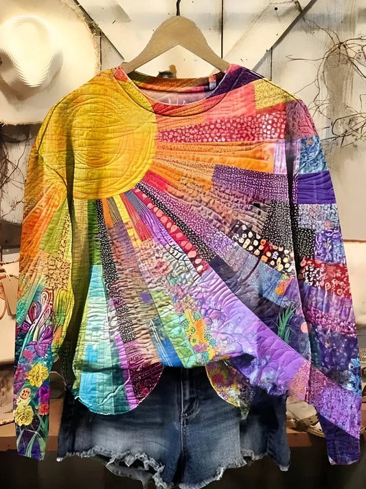 ROBERTA™ | Sweat-shirt Tong en Collage