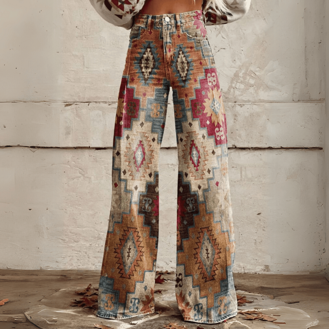 Trendy Vintage Boho Broek