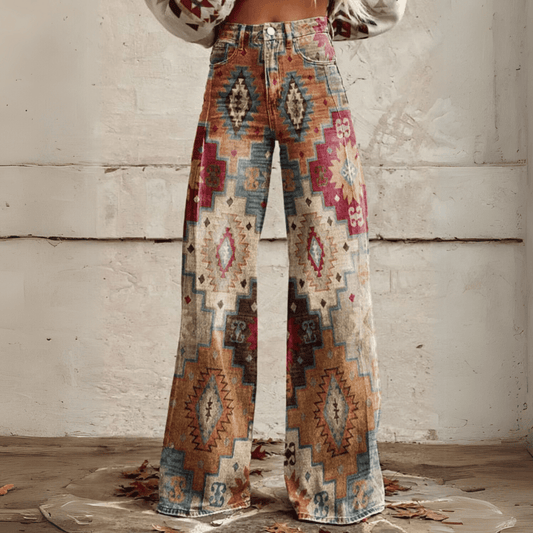 Trendy Vintage Boho Broek