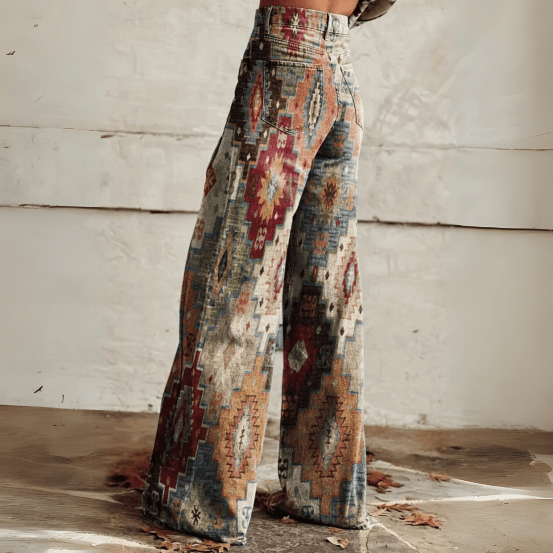 Trendy Vintage Boho Broek